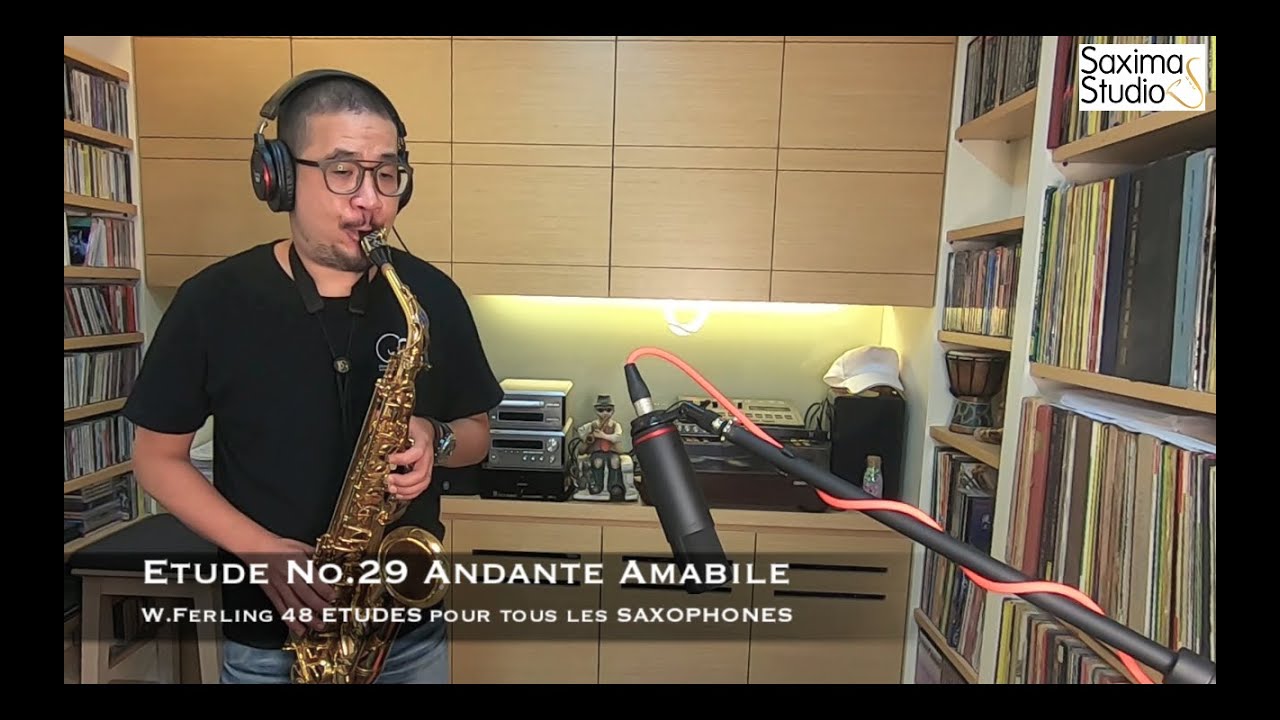 〈 Etude No.29 〉from 48 ETUDES / W.Ferling / Saxophone Classique 🎻