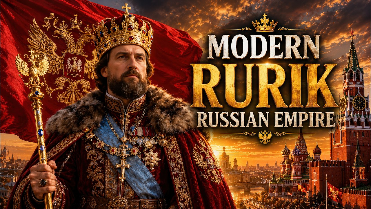Epic Rurik Anthem &ndash; The Great Russian Empire (Modern Imperial Hymn) #history #historia #aiart