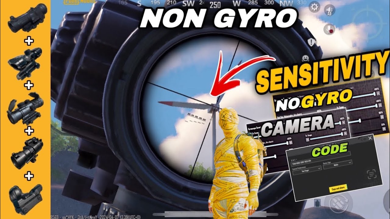 Non Gyro No Recoil sensitivity ✅❌ | Best NON GYRO SENSITIVITY SETTINGS BGMI / PUBG 🔥|| copy & used ✅