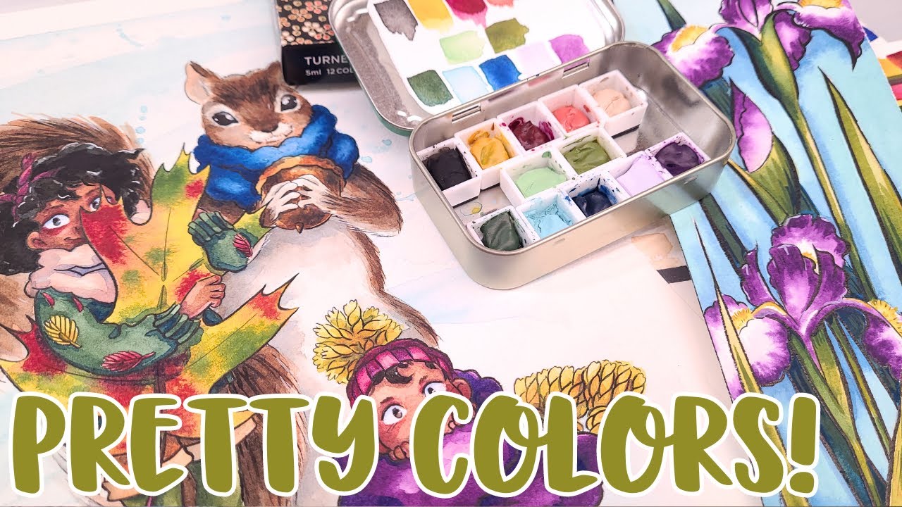 I Love These Colors! Turner Japanesque Watercolors  Full Review