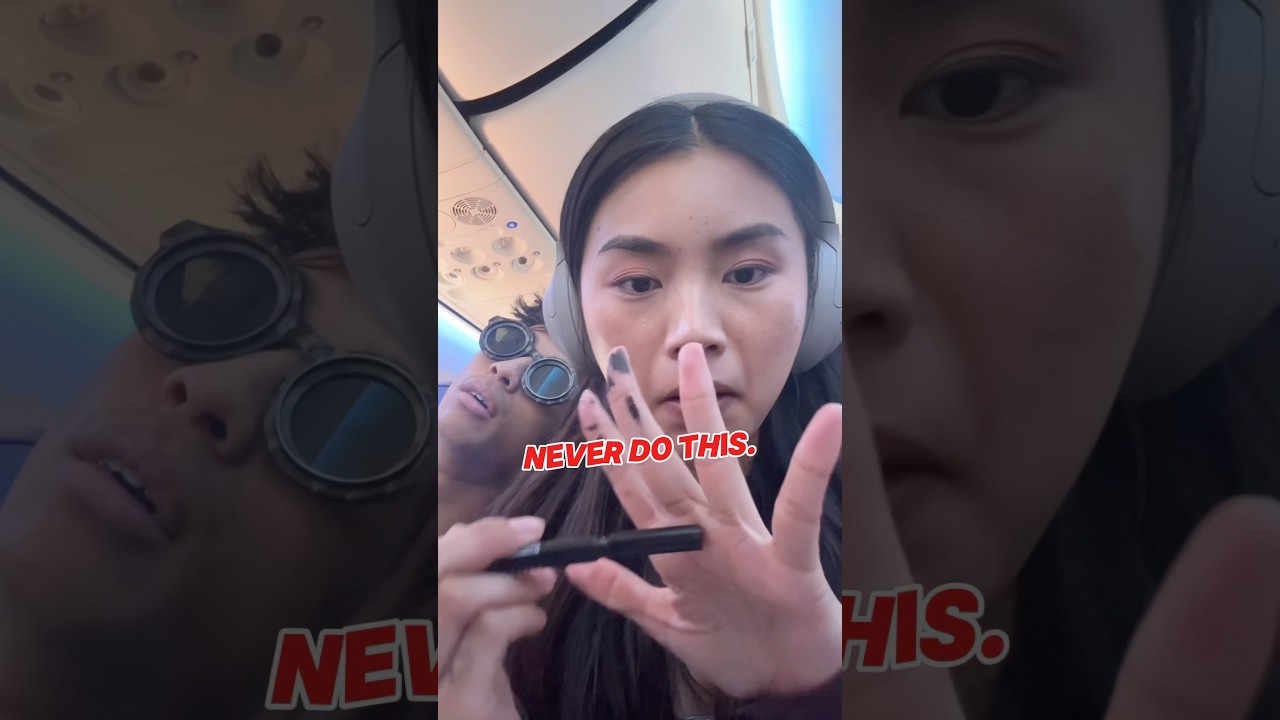 NEVER DO THIS ON THE AIRPLANE 😭✈️