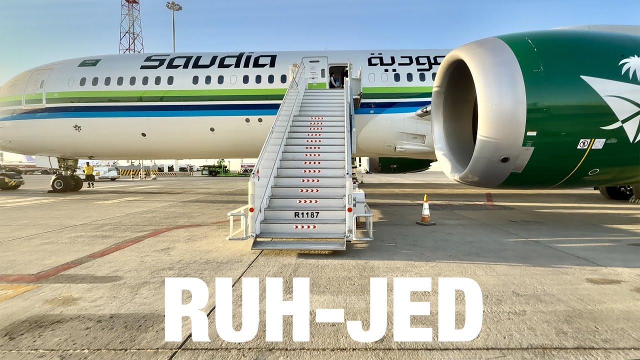 طائرة الخطوط السعودية الجديدة | من الرياض إلى جدة | SAUDIA B787-10