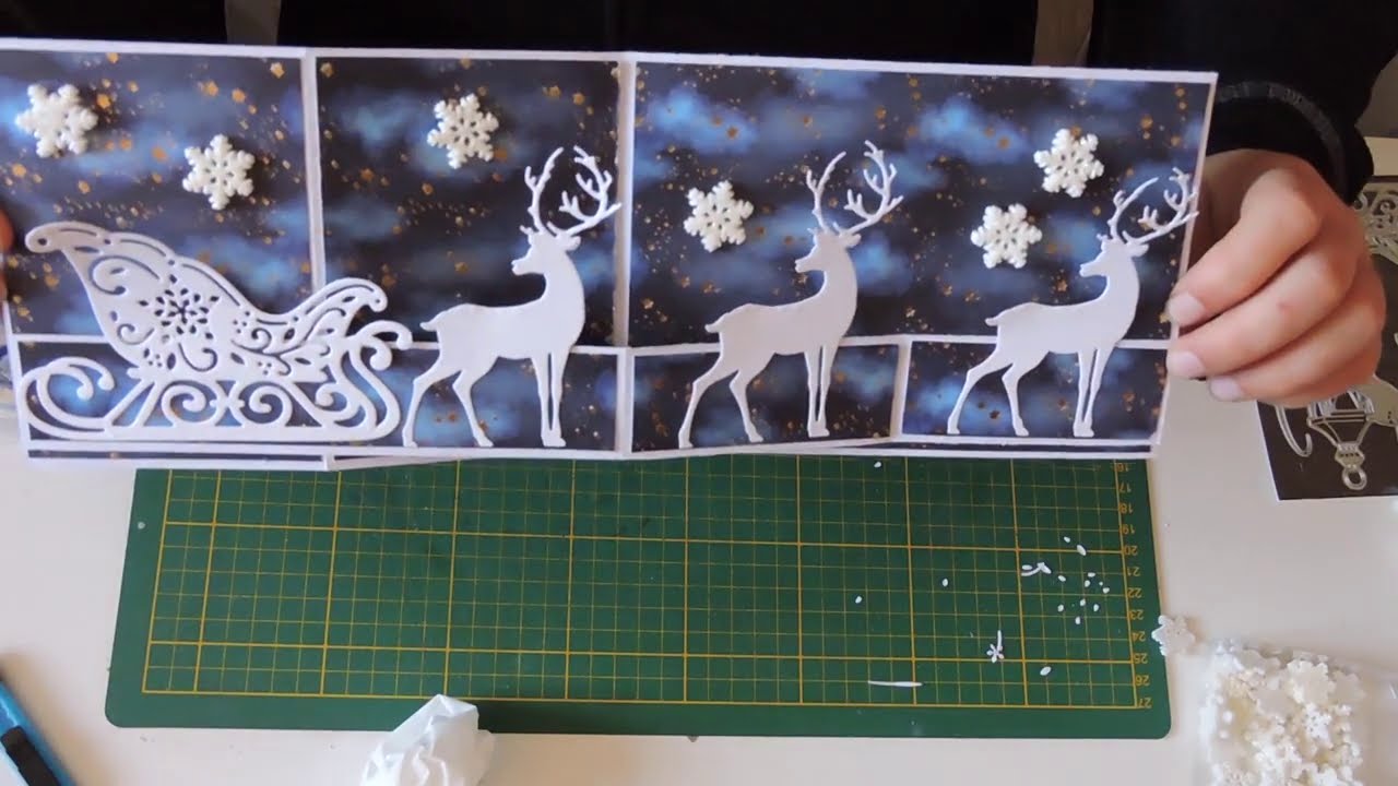 tuto carte Pop-up noel