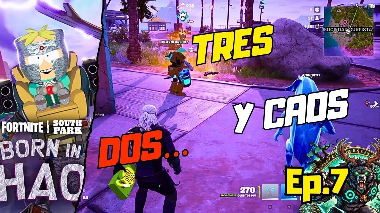 Fortnite: ¿Tres, Dos… y Caos? | Ep. 7 | Gameplay