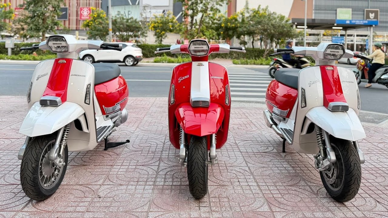 Clip 11 | Lambretta G350 ABS Date 2026 Màu đỏ trắng & Trắng đỏ cực kỳ hot, xe mới 100% #lathienduy 