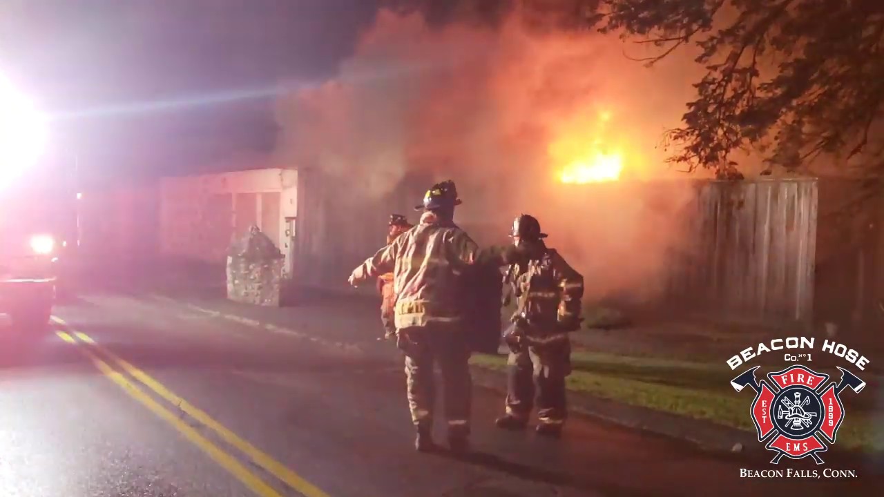 Beacon Hose Fights Structure Fire at Old Rimmon Hill Meat-Packing Building (Fireground Cam)