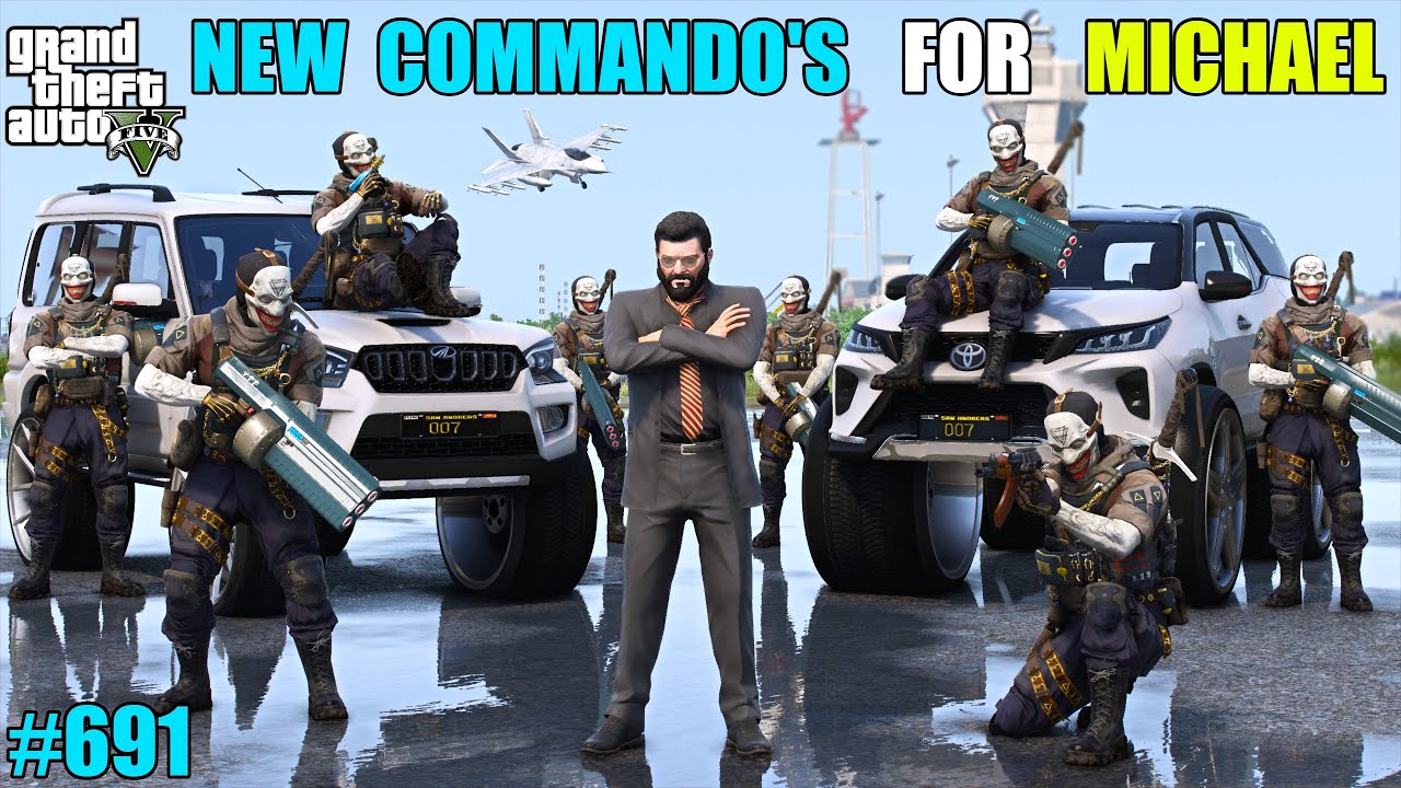 GTA 5 : MICHAEL BUYING COMMANDOS FROM LIBERTY CITY | GTA 5 GAMEPLAY #691