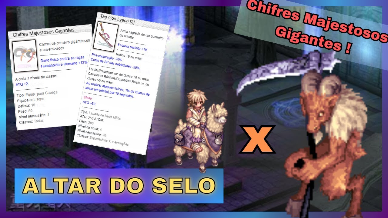 GUIA: Altar do Selo! Instância do BAFOMÉ ~ Shura Solo  x  MVP - Ragnarok Online LATAM - Luca Baruch