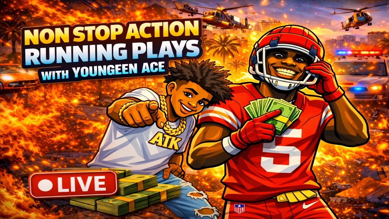 NON STOP ACTION Running Plays with Yungeen Ace! 🔥 (GTA RP)