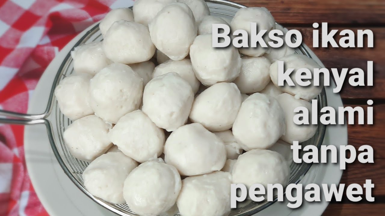 Cara Membuat Bakso Ikan Tenggiri - Kenyal Alami | Bouncy Fish Ball Recipe | Nael Onion