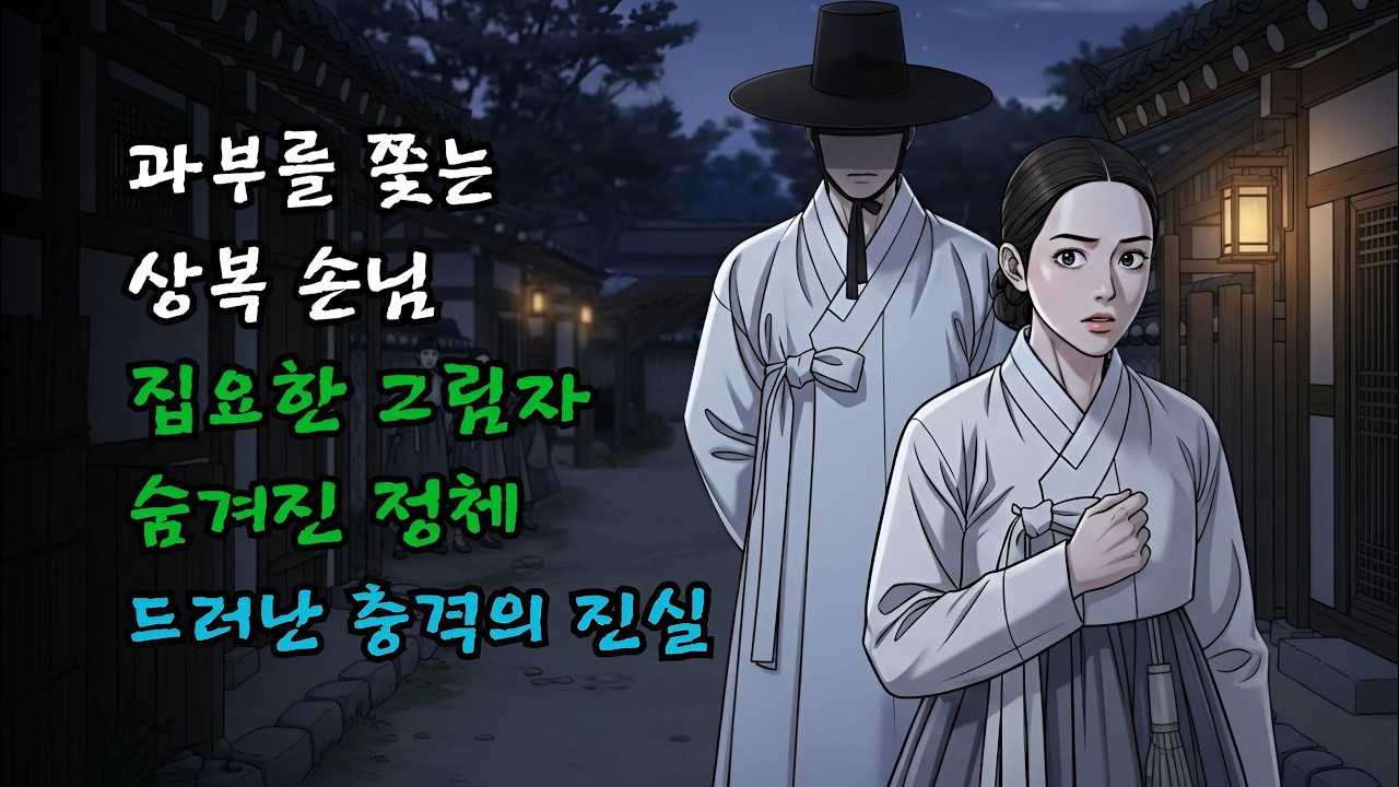 과부를 집요하게 따라다니던 상복 차림의 외상 손님… 밝혀진 그의 숨겨진 정체