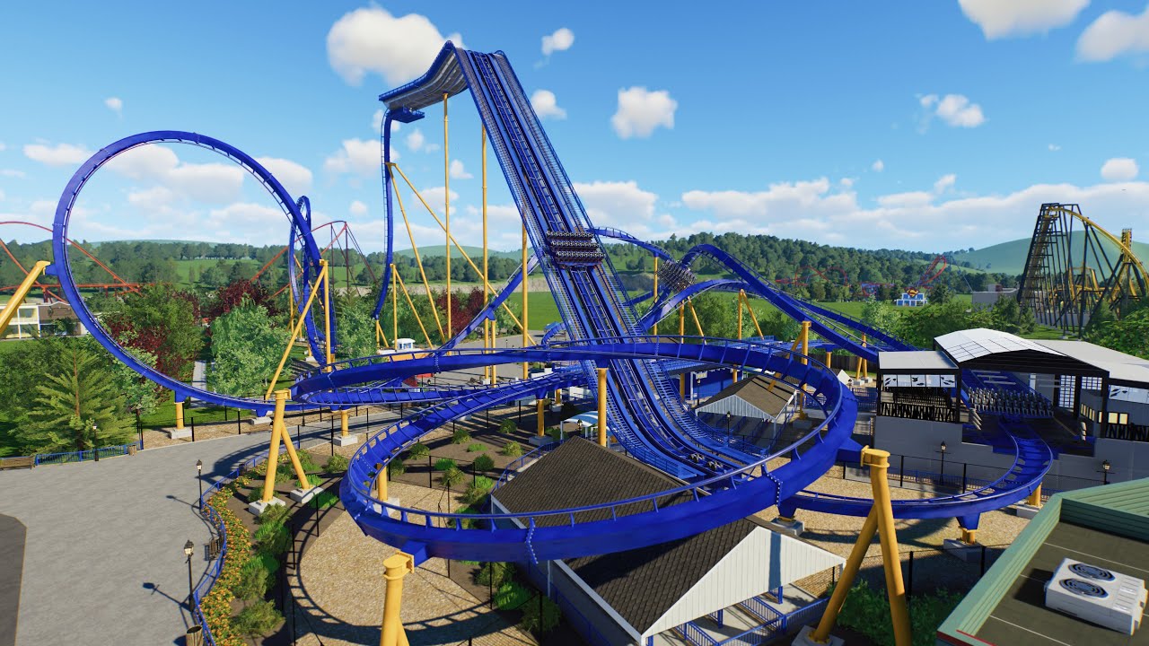 Wrath of Rakshasa Six Flags Great America Recreation Planet Coaster 2 POV