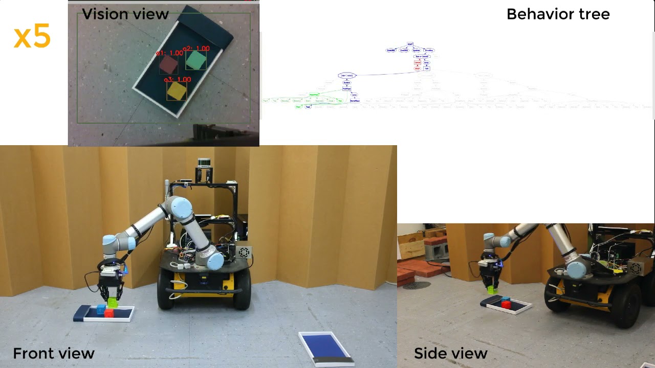 Reactive Task and Motion Planning under Temporal Logic Specifications