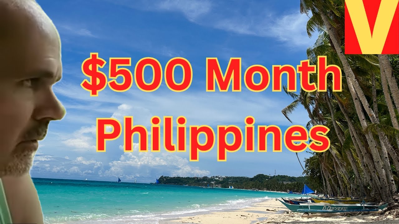🇵🇭 He lives cheap on 500 usd month in the Philippines