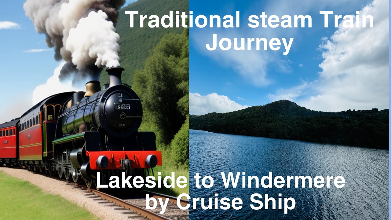 Traditional Steam Train Journey, Lakeside to Windermere by Cruise Ship