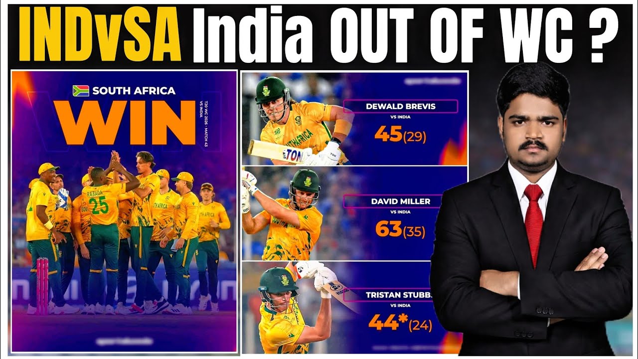 Ind vs Sa : South Africa beat India by 76 runs , Ahmedabad heartbeak 2.0 !