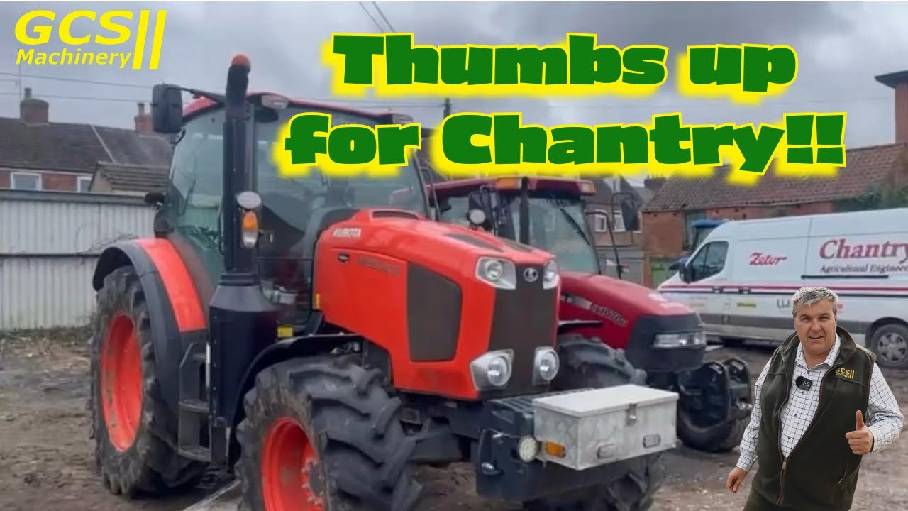 Michael gives Chantry Agricultural Engineers in Gainsborough the thumbs up