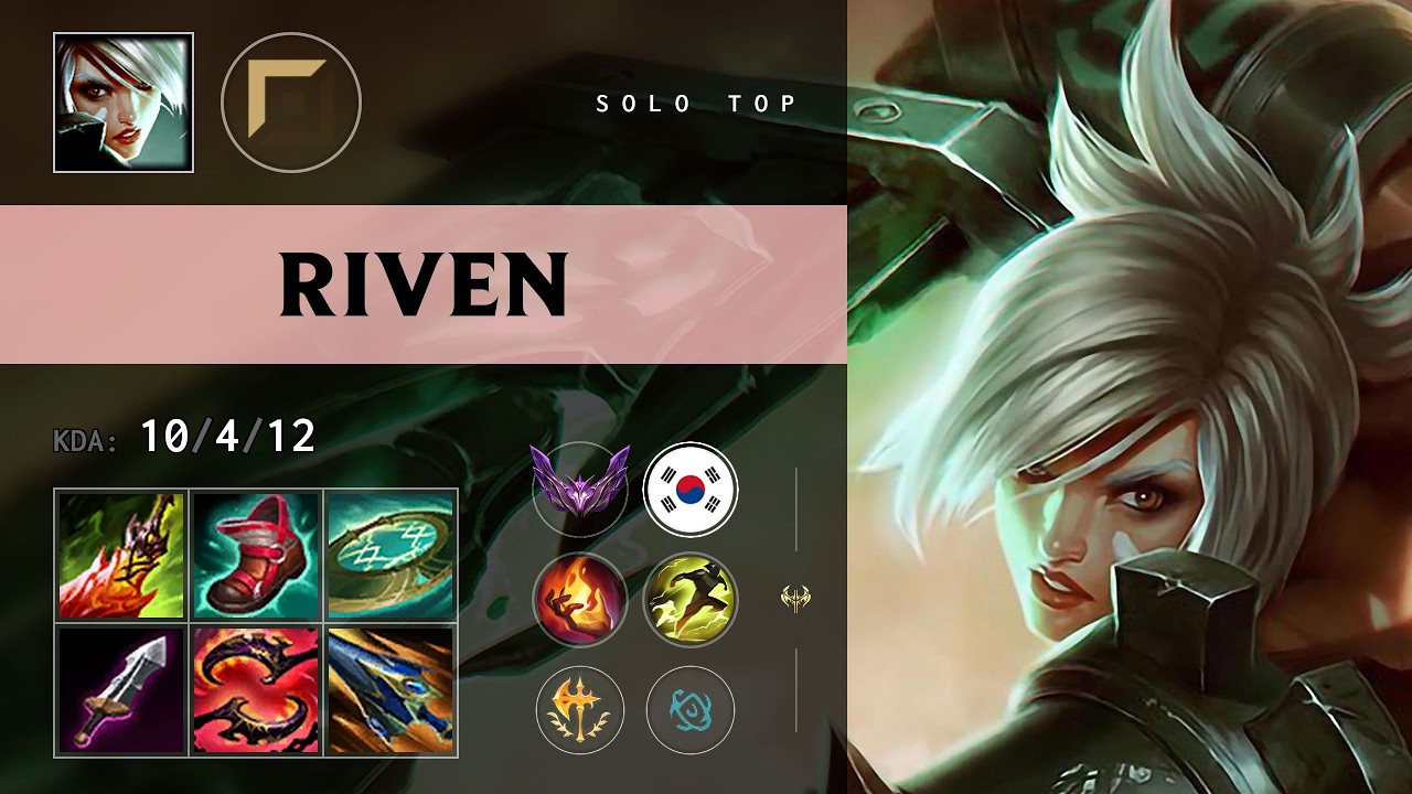 Riven Top vs Renekton - KR Master Patch 26.13