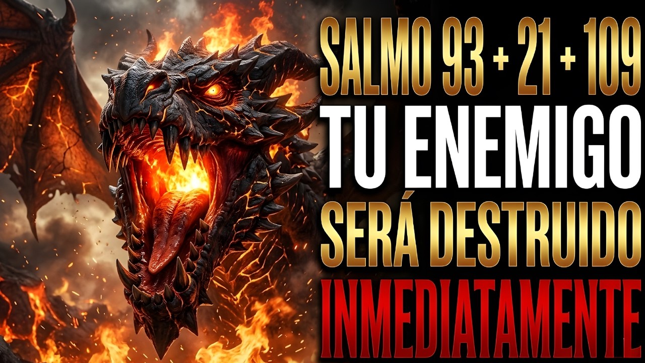 SALMO 91 + 23 + 109: DIOS LEVANTA SU ESCUDO, ROMPE ATADURAS Y CONFUNDE TODO ATAQUE DEL ENEMIGO