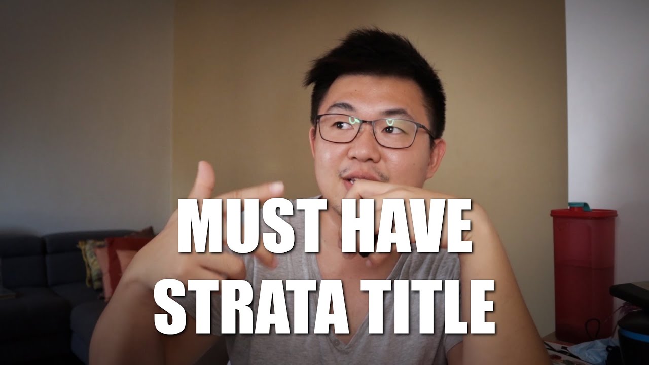 ASKING SEAN #075 | MUST HAVE STRATA TITLE?