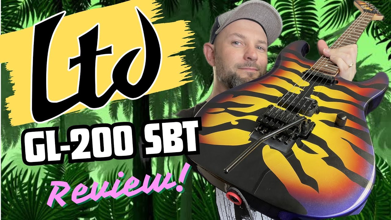 Обзор гитары George Lynch LTD GL 200 SBT!!!