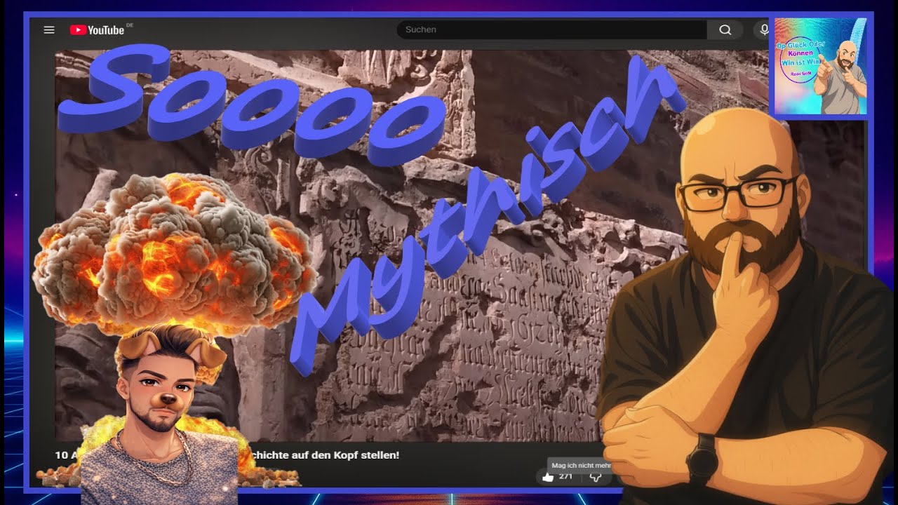 ein Nobody reagiert auf MythenWelt 10 Archäologische Funde, die die Geschichte auf den Kopf stellen!