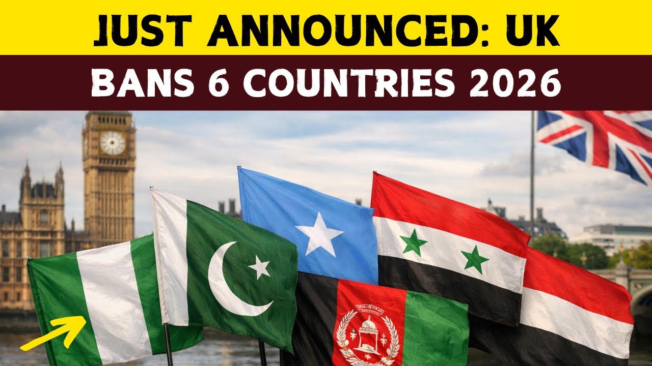 JUST ANNOUNCED: 6 Countries UK Will STOP Accepting Immigrants From in 2026!