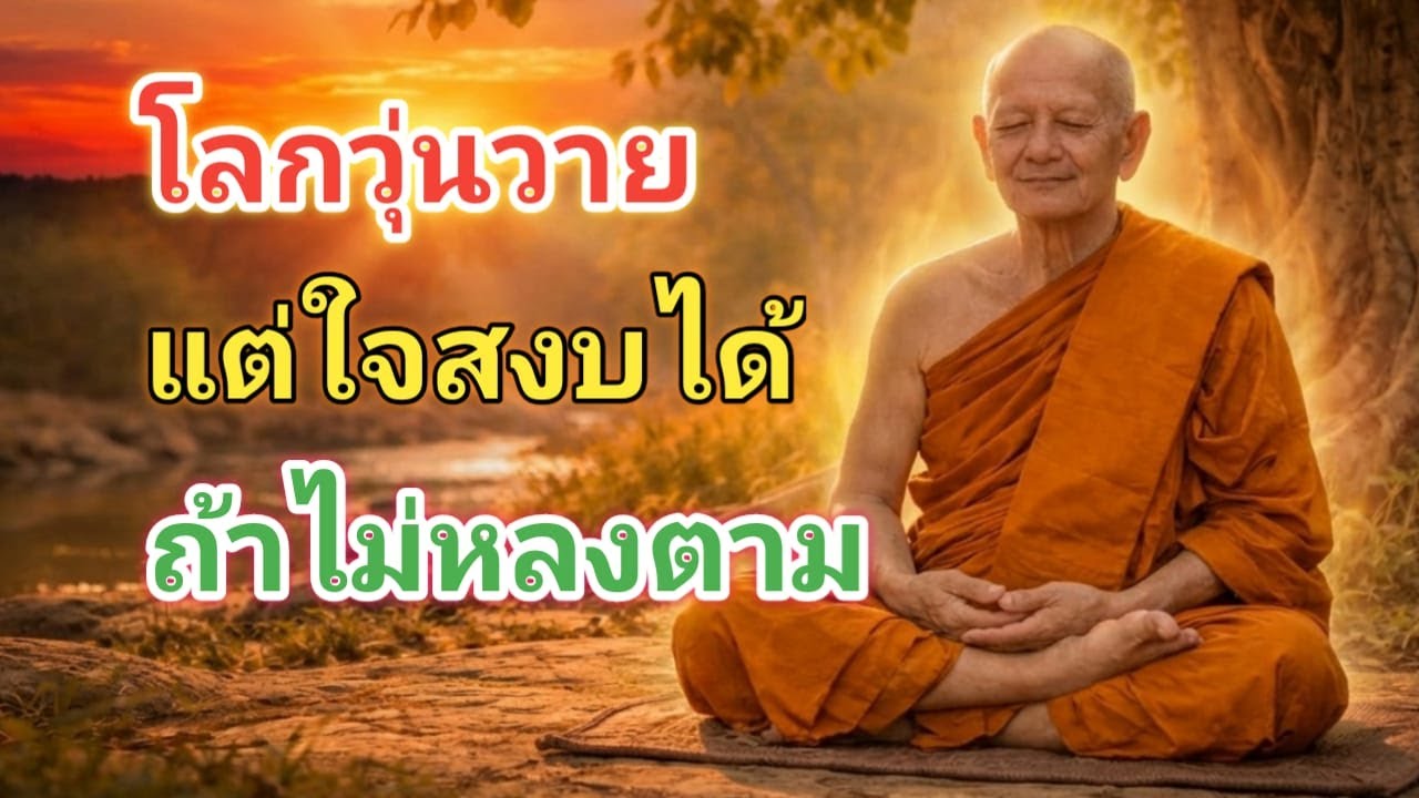 โลกหมุนเร็ว แต่ใจเราไม่จำเป็นต้องหมุนตาม#ขอให้ทุกท่านจงมีความสุข #สุขใจได้ฟังธรรม