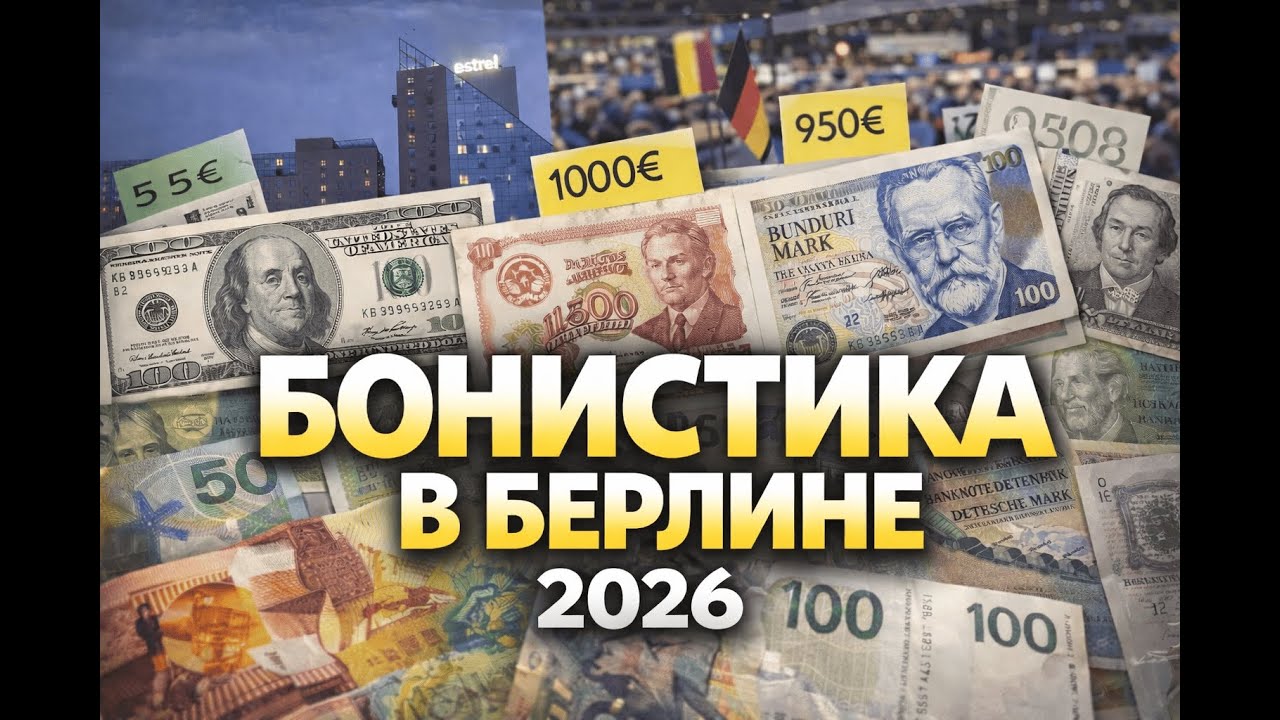 Бонистика на World Money Fair Berlin 2026. Банкноты, редкие купюры