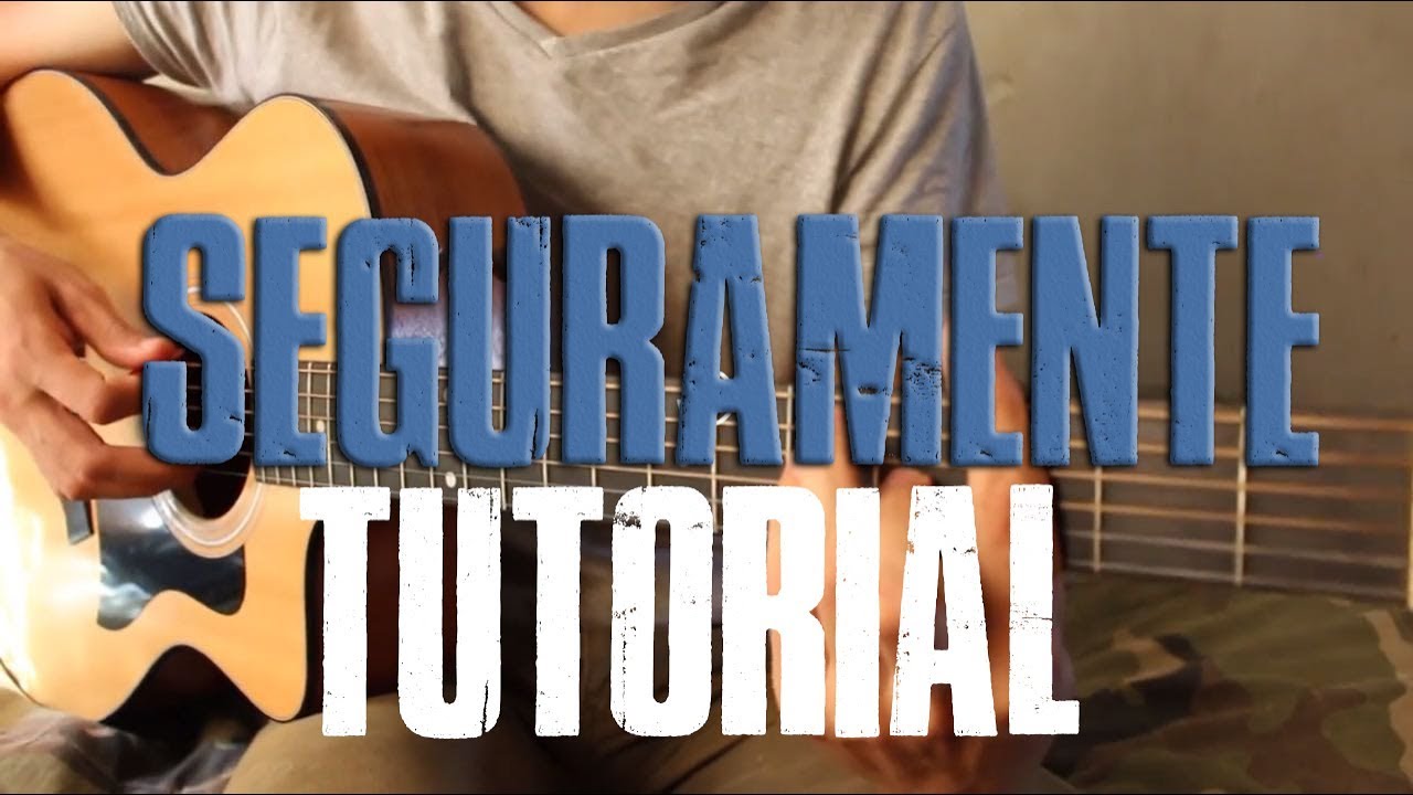 Como tocar ¨Seguramente¨ ALFREDO OLIVAS (TUTORIAL DE GUITARRA) @AldoGarcia
