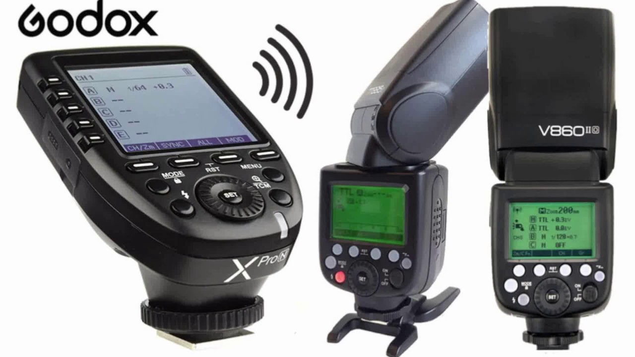 Disparador Godox Xpro para controlar el zoom en flashes Godox V860II, TT350 y TT685