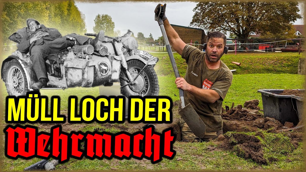 Die Reste des zweiten Weltkrieges schlummern unter der Erde