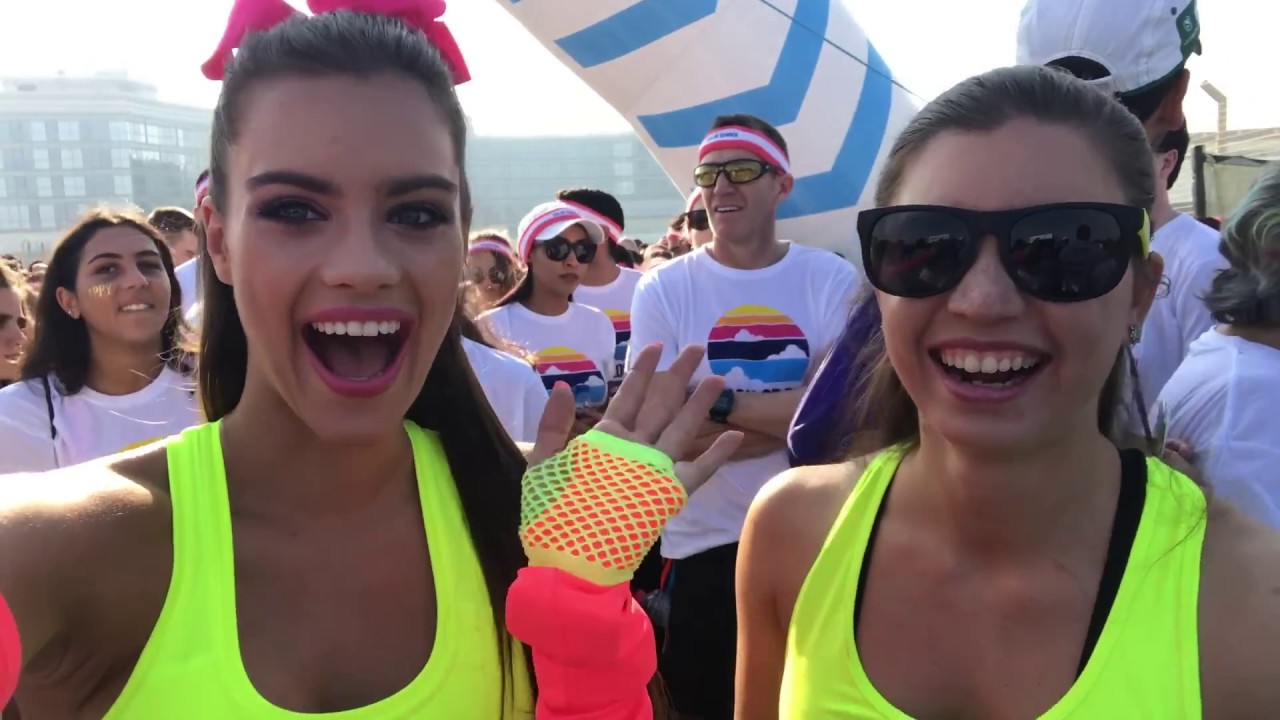 Dubai - Color Run UAE   Készülődés, Szórakozás, Futás