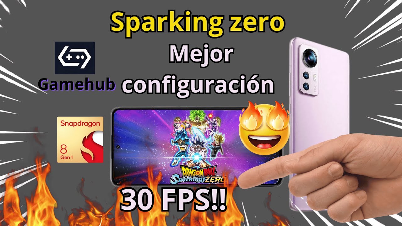 Mejor configuración 🤑👌Sparking Zero en Gamehub🚀 | Xiaomi 12 | Snapdragon 8 Gen 1 (2026)