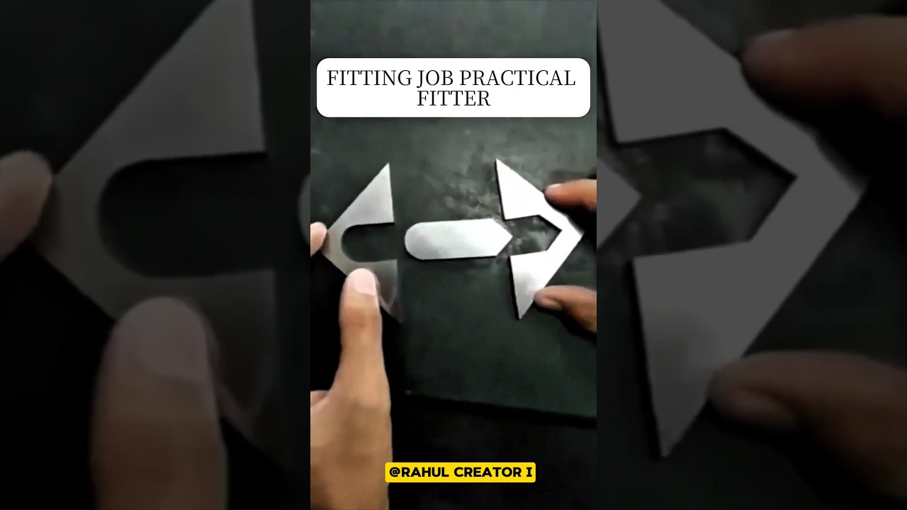 FITTING JOB PRACTICAL 🤯 | FITTER STUDENT'S 🔥|#iti #fitter #fitting #skillindia #foryou #feed #shorts