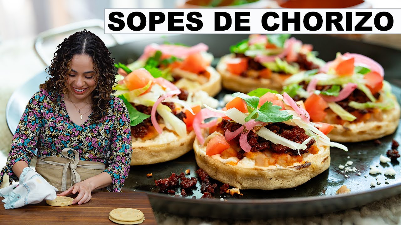 Узнайте, как приготовить идеальные мексиканские сопесы