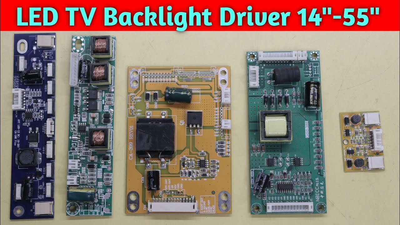 5 Most Common Universal LED TV backlight Driver Output Voltage Details