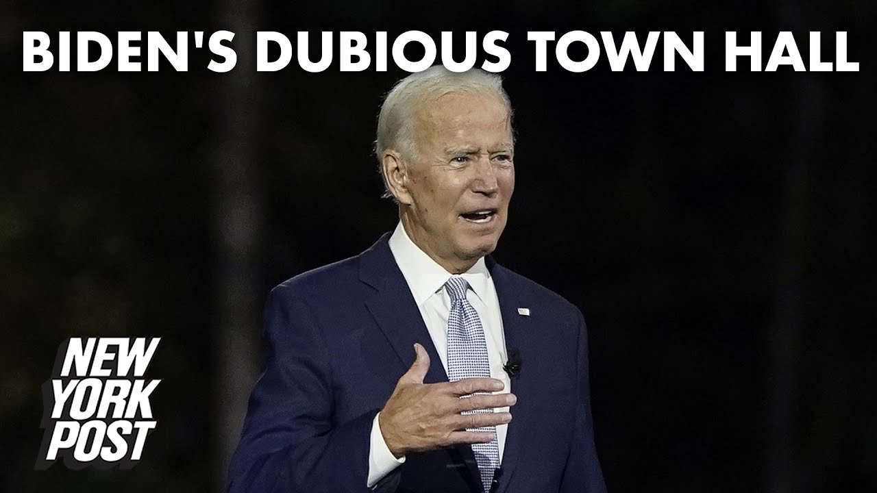 Joe Biden makes multiple dubious claims at CNN town hall | New York Post