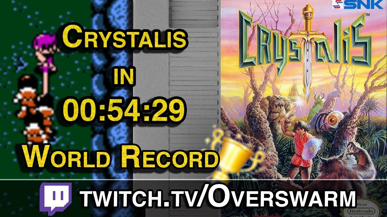 Crystalis Any% (No WW) World Record Speedrun in 