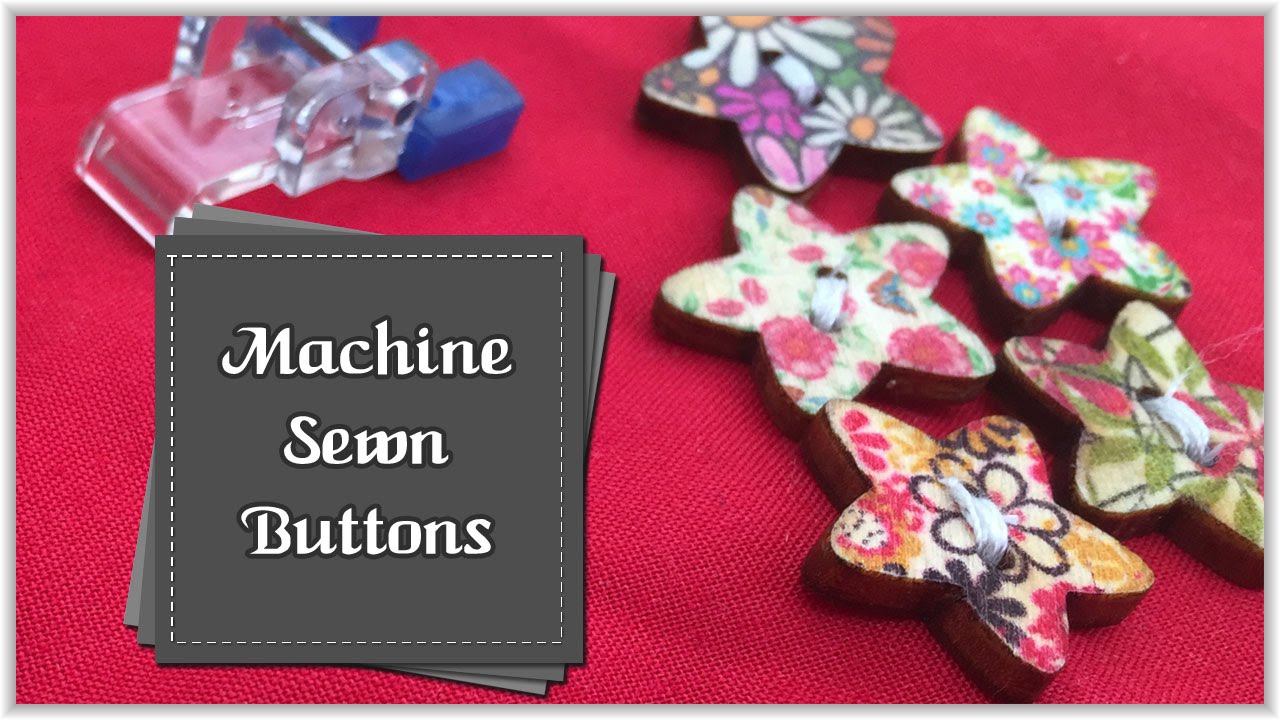 A Beginners Guide to Sewing Buttons by Machine :: by Babs Rudlin at Fiery Phoenix
