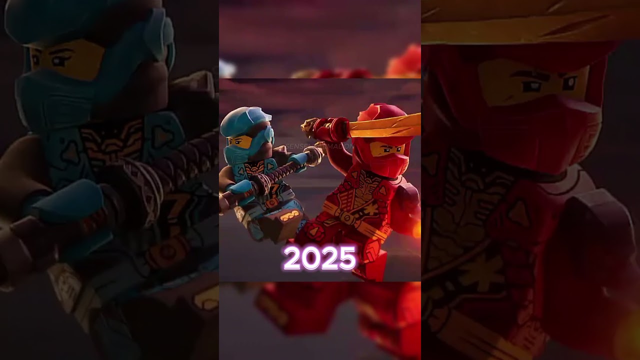 Ninjago intro🔥2025 vs 2015 🥹 #ninjago #cartoon #nostalgia