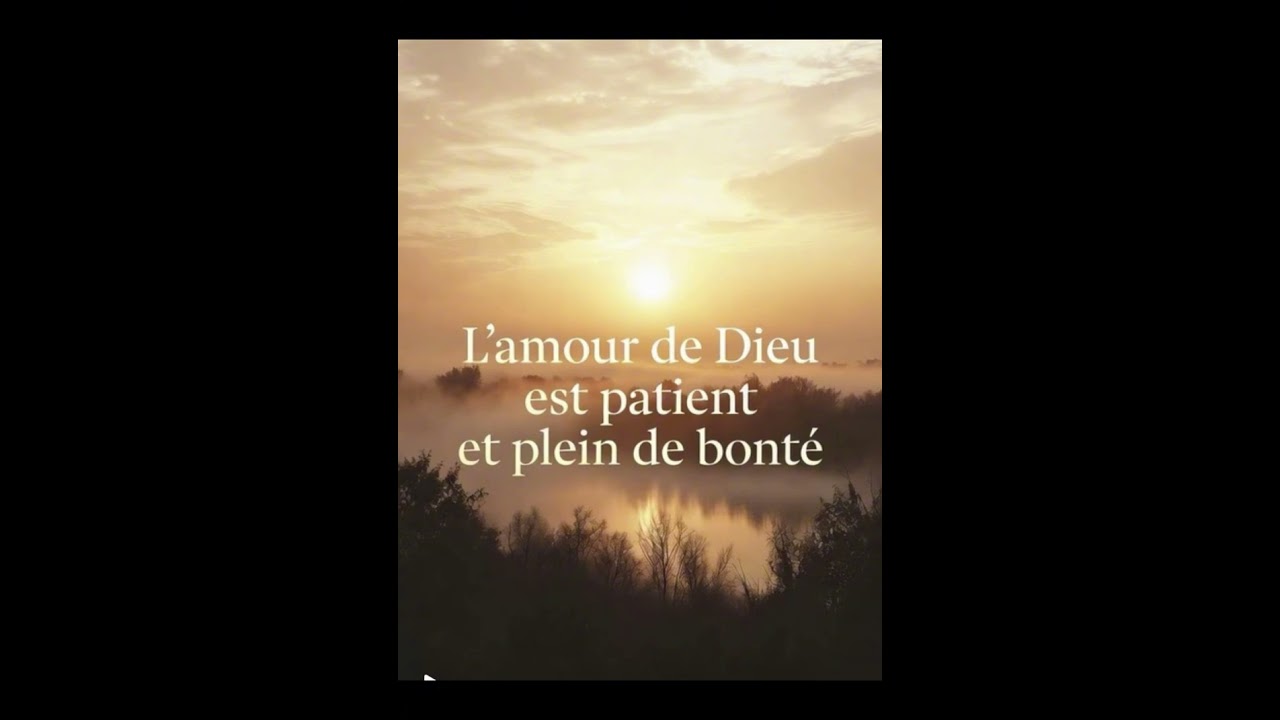 L’amour de Dieu est patient 1 Corinthiens 13:4 