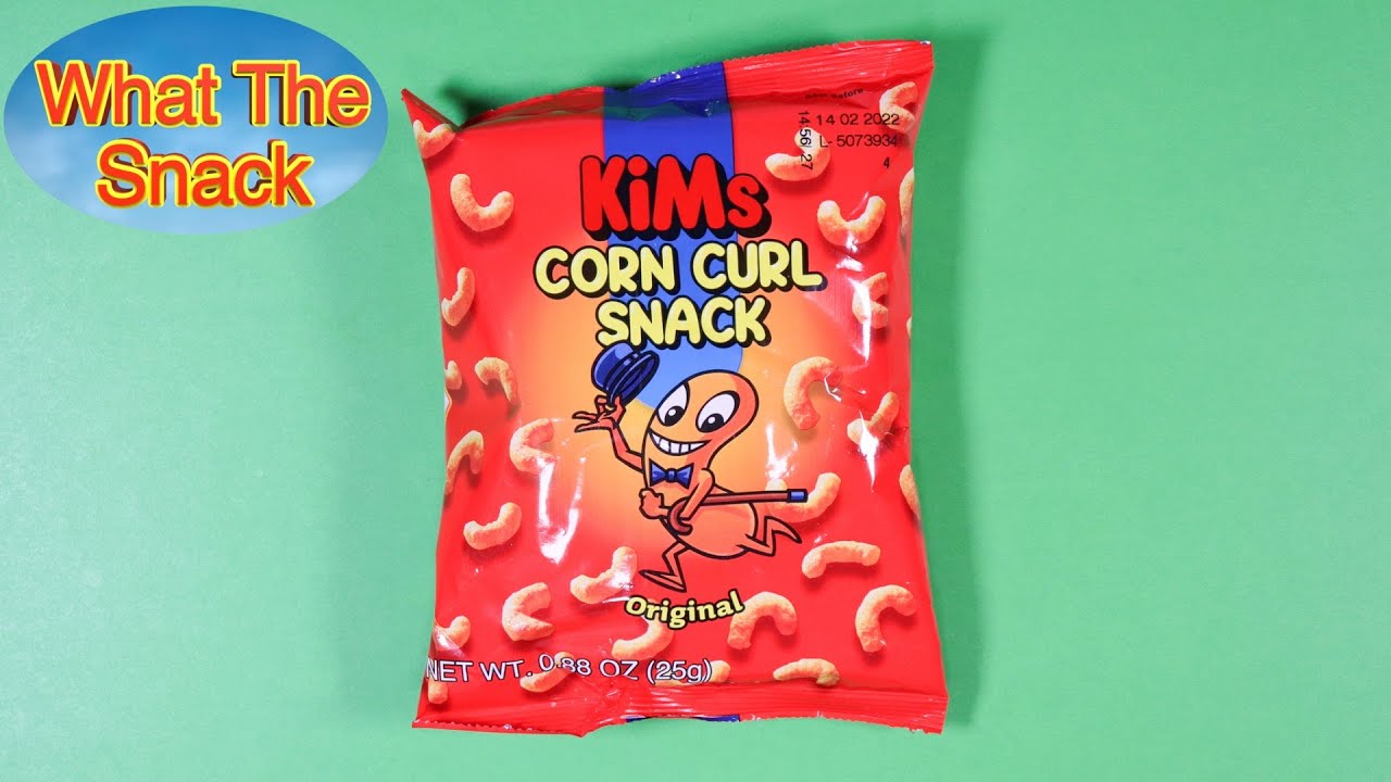 KiMs Corn Curl Snack Cheese Pops
