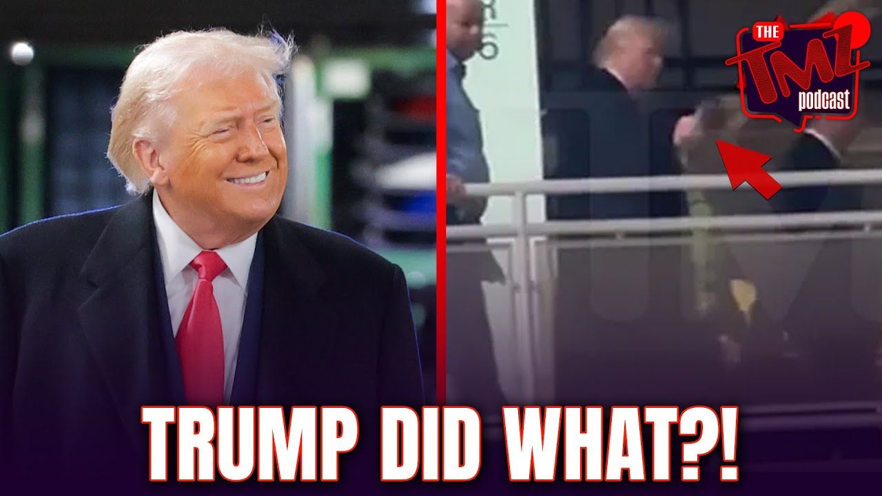 President Trump FLIPS OFF Ford Worker Who Shouts &lsquo;Pedophile Protector&rsquo; | The TMZ Podcast