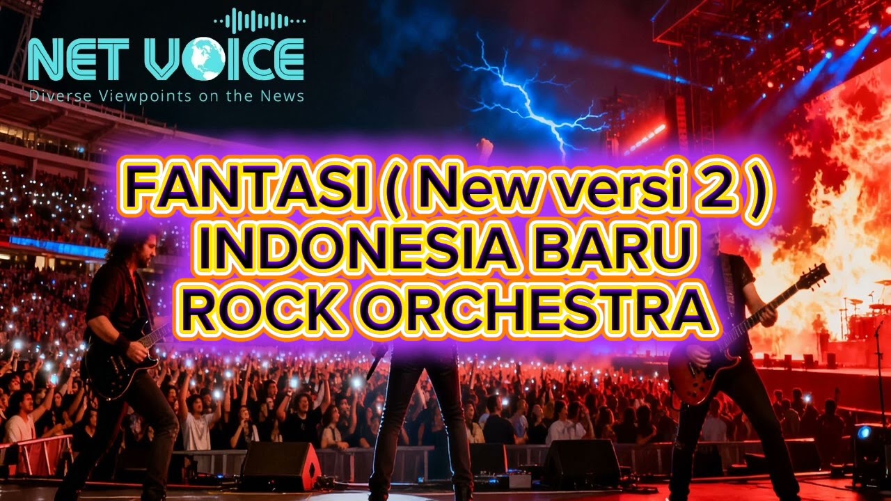 FANTASI - INDONESIA BARU ( New Versi ) - ROCK ORKESTRA AI - NETVOICE