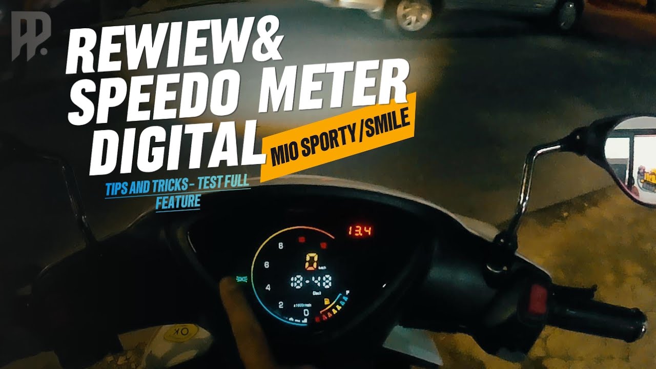 PerMioan | Review Speed Meter Digital Mio Sporty/Smile - KEREN BANGET❗Fitur berungsi semuanyaaa