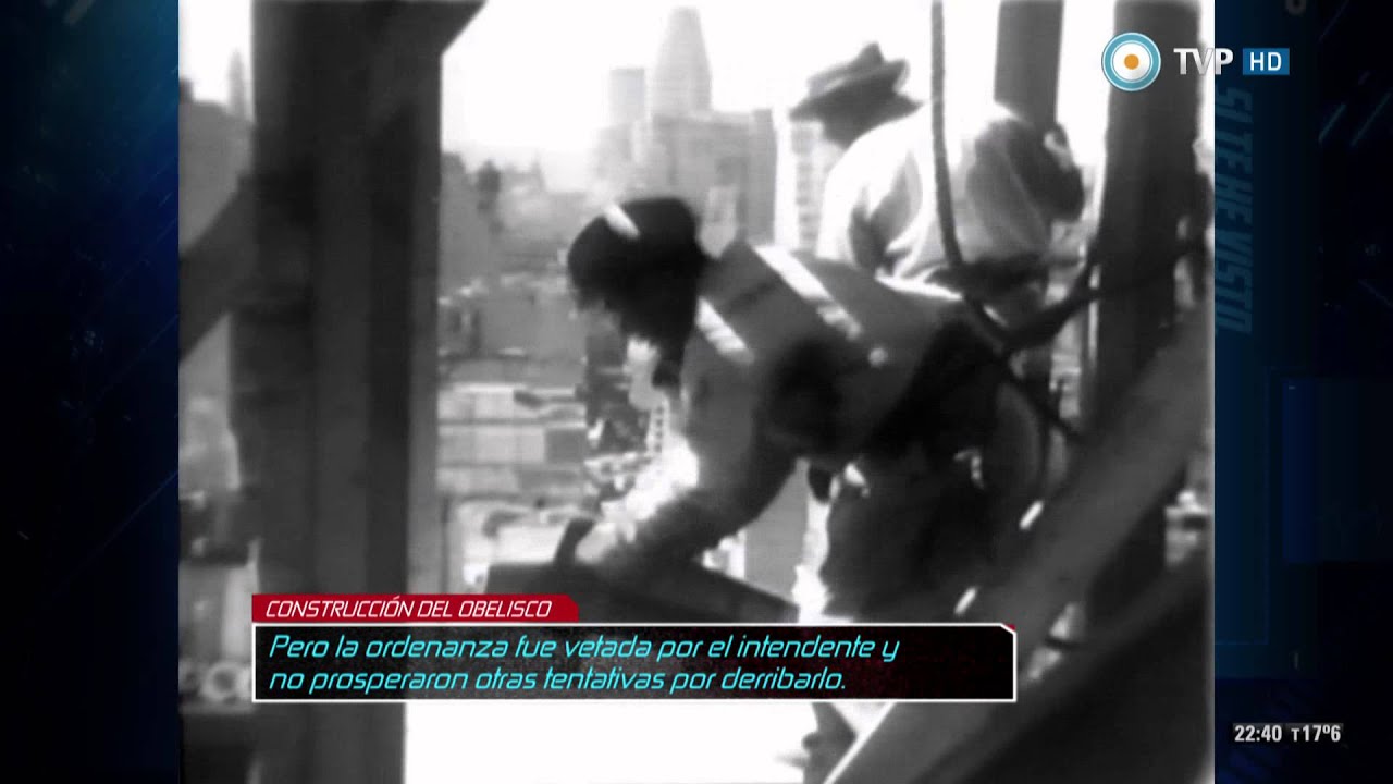 Archivo histórico: Construcción del Obelisco (1936)