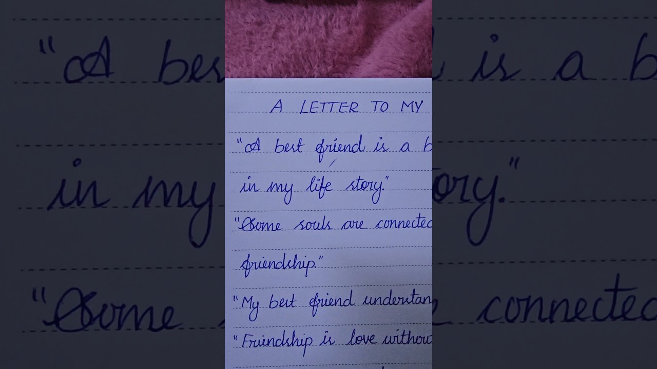 Writing Heartfelt Friendship Quotes 💌 | Soft girl ink ✨ 