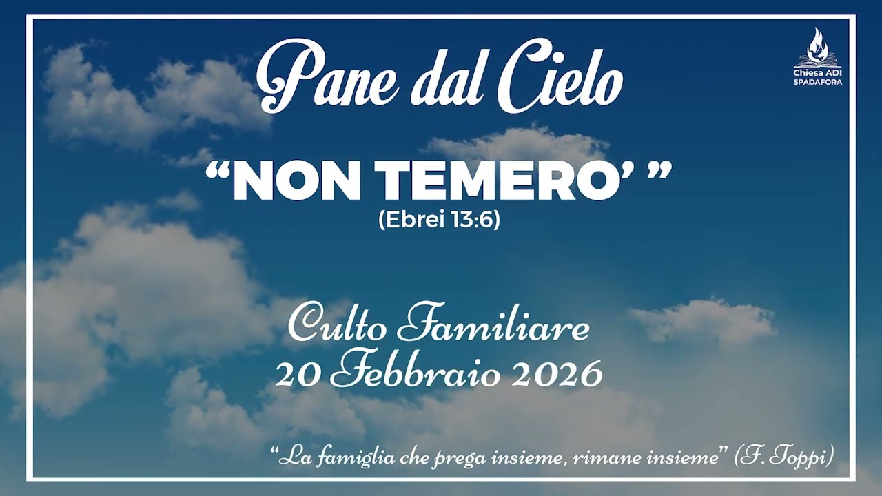 Meditazione Calendario Cristiano - 20/02/2026 