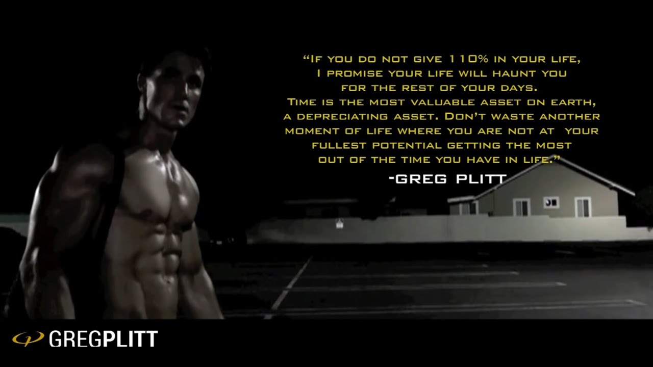 Greg Plitt - Don't Be A Wannabe! Be More! (Armed Workout Speech)